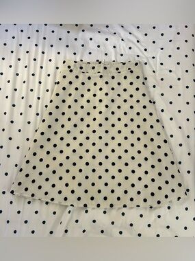 Polka dot midi skirt